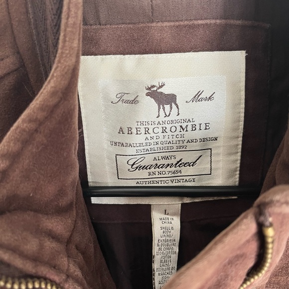 Abercrombie & Fitch Dark Brown Utility Jacket - Picture 3 of 3